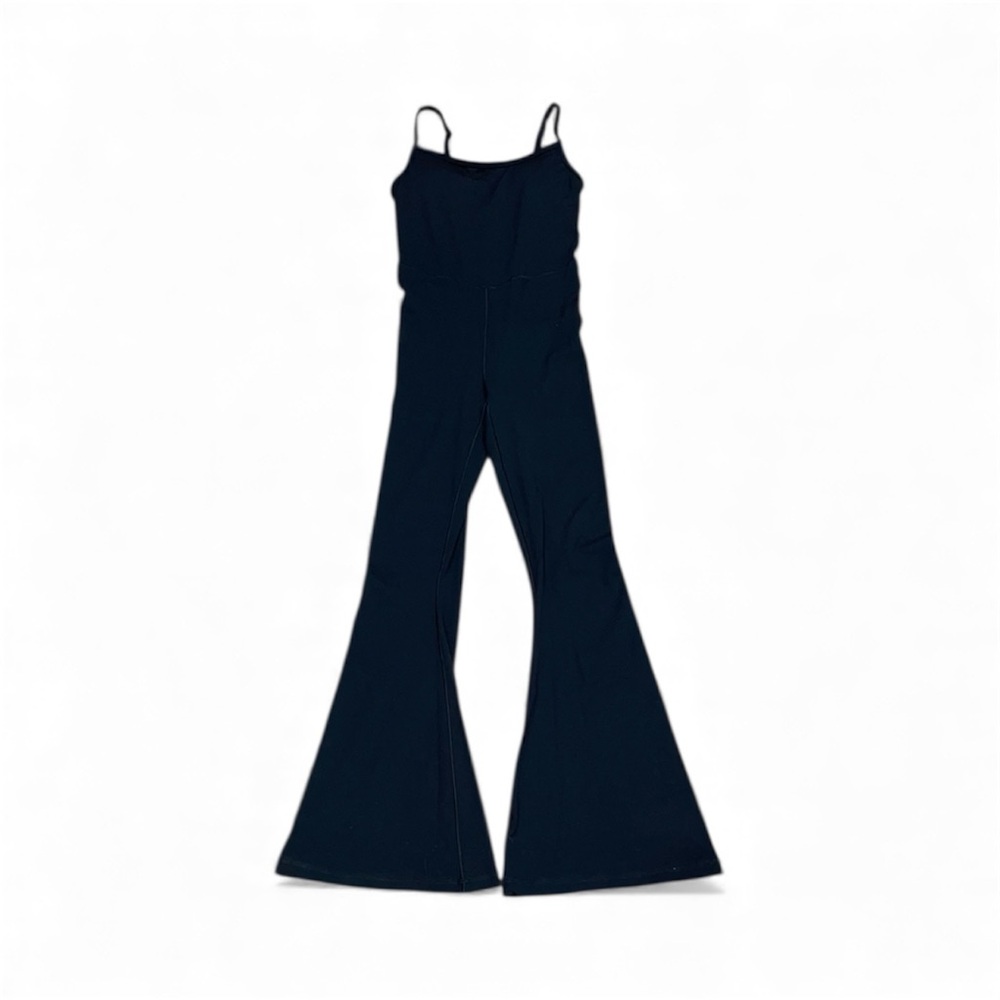 NWT aerie black flared jumpsuit